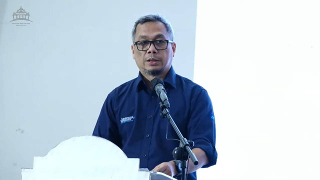 Dirjen IKP Kemenkominfo, Usman Kansong, dalam Seminar dan Diskusi Media Massa Nasional Menghadapi Disrupsi Digital, Rabu (25/1/2023). Foto: Youtube/Monumen Pers Nasional