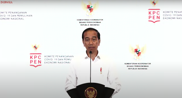 Presiden Jokowi buka Rakornas Transisi Penanganan COVID-19 dan Pemulihan Ekonomi Nasional 2023 di Gedung Kemenkeu, Jakarta, Kamis (26/1/2023). Foto: Youtube/Sekretariat Presiden