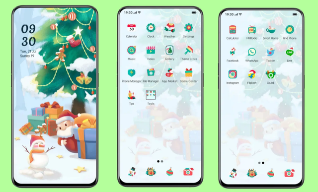 Tema HP OPPO. Foto: OPPO Community
