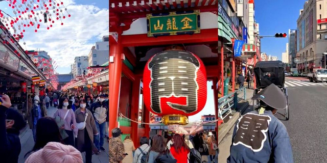 Potret suasana Asakusa, Tokyo. Foto: Kelik Wahyu Nugroho/kumparan