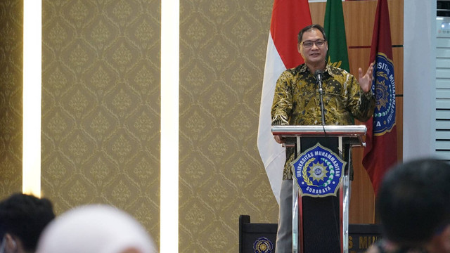 Sambutan Ketua Asosiasi Program Pascasarjana APPTMA Prof. Dr. Achmad Nurmandi. (Dok/Foto/Humas)