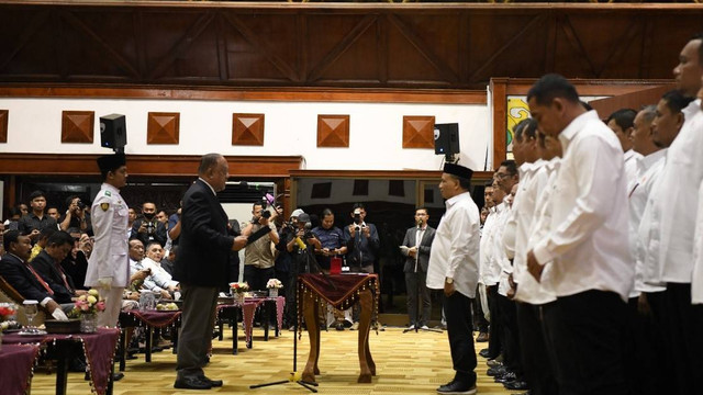 Pelantikan Pengurus KONI Aceh periode 2022-2026. Foto: Adpim Aceh
