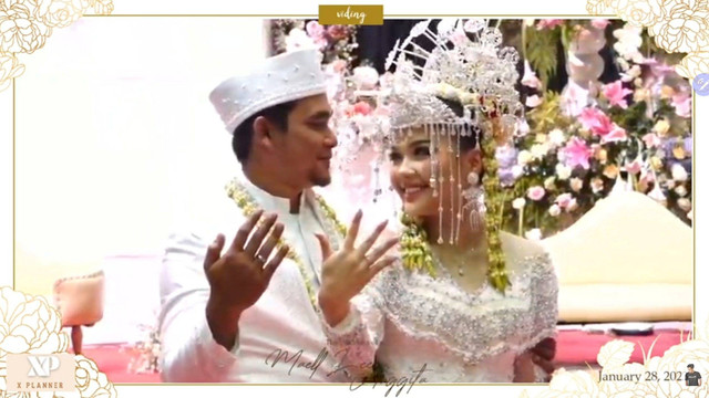 Maell Lee resmi menikah dengan Anggita Oktaviani. Foto: YouTube/Maell Lee