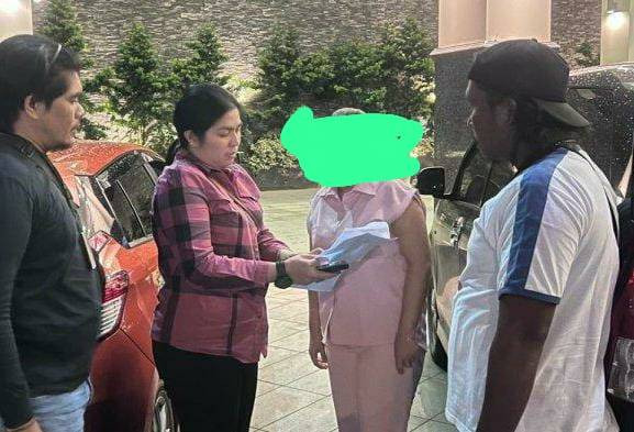 Pelaku saat diamankan polisi. Foto: Dok. Polisi