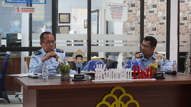 Penguatan Tugas dan Fungsi Keimigrasian oleh Kepala Divisi Keimigrasian Kementerian Hukum dan HAM RI Sulsel (dok. HumasKAPOLO)