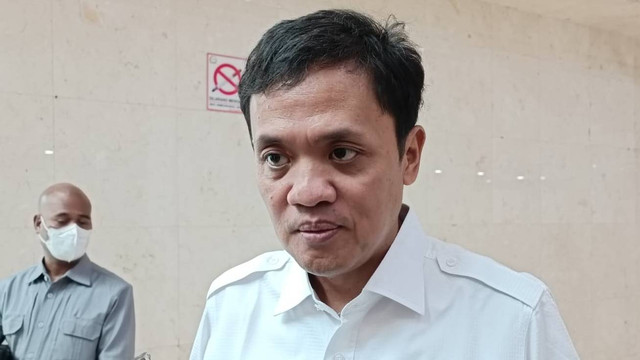 Ketua Majelis Kehormatan Partai Gerindra, Habiburokhman di Kompleks Parlemen, Jakarta, Selasa (31/1/2023). Foto: Zamachsyari/kumparan