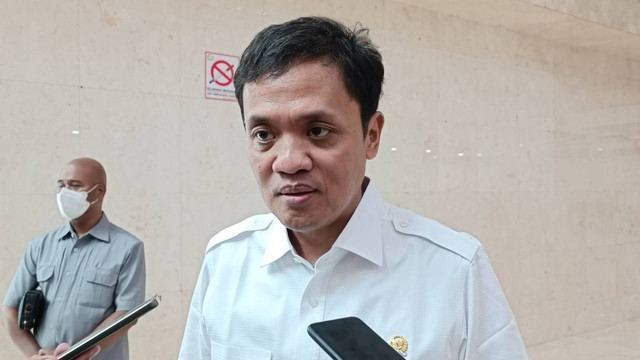 Ketua Majelis Kehormatan Partai Gerindra, Habiburokhman di Kompleks Parlemen, Jakarta, Selasa (31/1/2023). Foto: Zamachsyari/kumparan