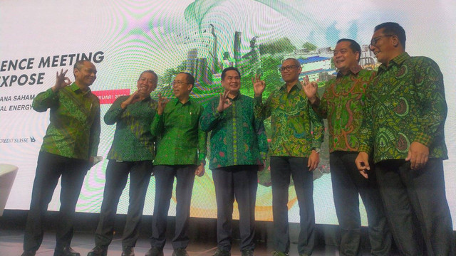 PT Pertamina Geothermal Energy (PGE) menyelenggarakan konferensi pers di Ritz Carlton Pacific Place, Rabu (1/2/2023). Foto: Ghinaa Rahmatika/kumparan