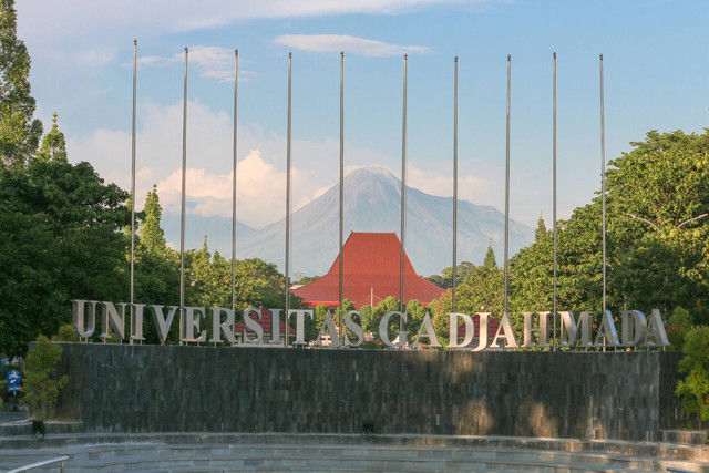 Ilustrasi kampus UGM. Foto: Reezky Pradata/Shutterstock
