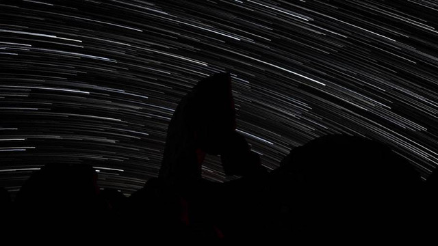 Hasil foto Samsung Galaxy S23 Ultra dengan fitur Startrail. Foto: Dok. Samsung