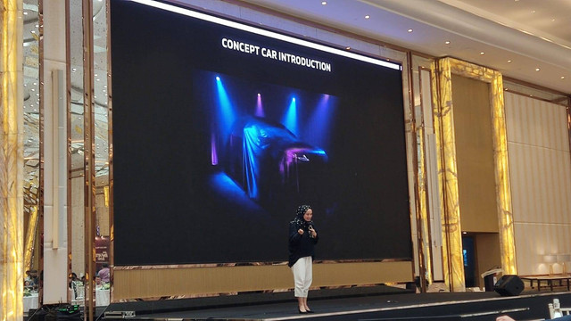 Mobil konsep Mitsubishi yang akan dipamerkan di IIMS 2023. Foto: Aditya Pratama Niagara/kumparan