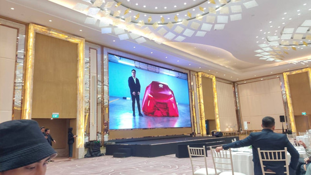 Mobil listrik MG Motor yang akan diluncurkan di IIMS 2023. Foto: Aditya Pratama Niagara/kumparan