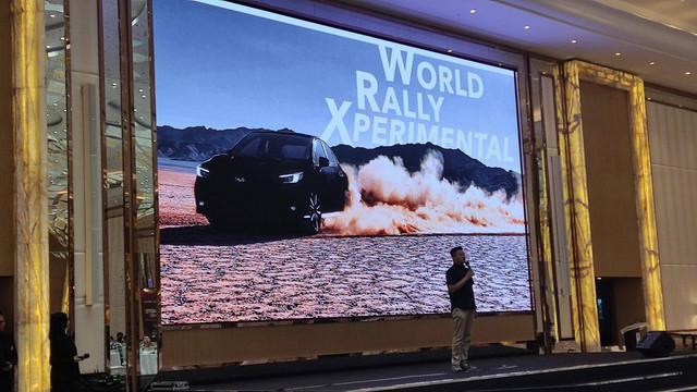 Mobil baru Subaru yang akan dirilis di IIMS 2023. Foto: Aditya Pratama Niagara/kumparan