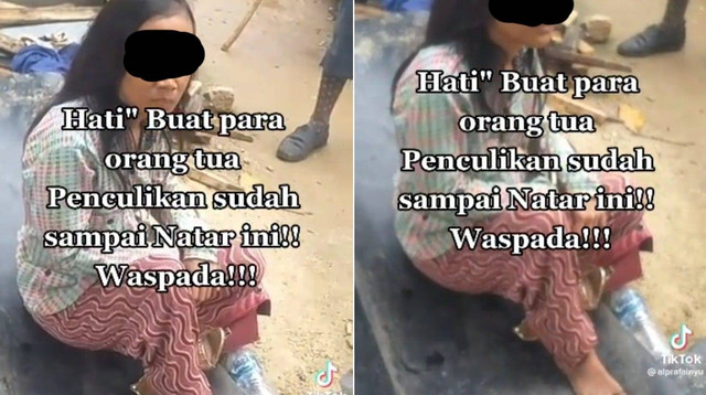 Seorang wanita diduga melakukan percobaan penculikan yang ternyata hoaks. | Foto: Ist