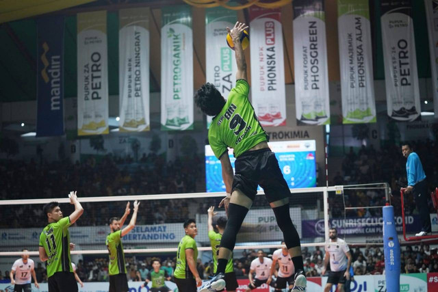 Jakarta STIN BIN saat mengalahkan Jakarta Pertamina dengan skor 3-2, Minggu (05/02/2022). Foto: Dok. Istimewa