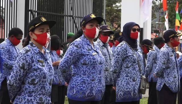 ASN di Kabupaten Jayawijaya. (Bumipapua.com/Stefanus Tarsi)