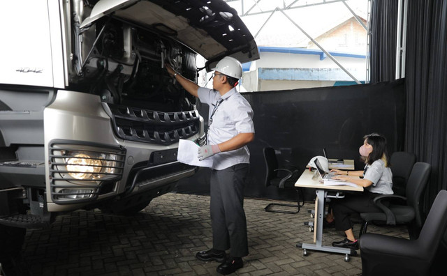 Daimler Commercial Vehicles Indonesia menggelar kompetisi nasional DCVI TechMasters 2023, Senin 6 Februari 2023 di Ciputat, Tangerang Selatan. Foto: dok. DCVI