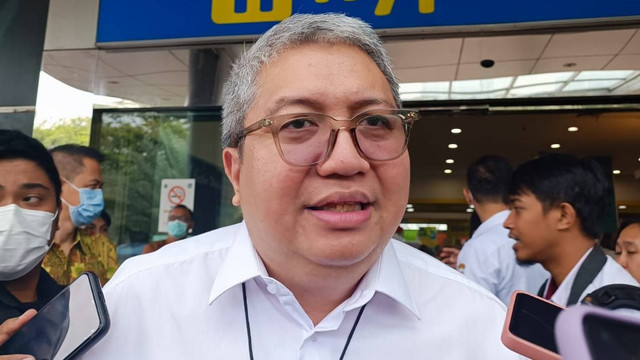 Ketua Umum Aprindo Roy Nicholas Mandey di Hypermart Puri Indah, Rabu  (8/2/2023). Foto: Narda Margaretha Sinambela/kumparan