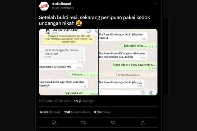 Trik Mencegah Pembobolan Rekening Bermodus Undangan Digital