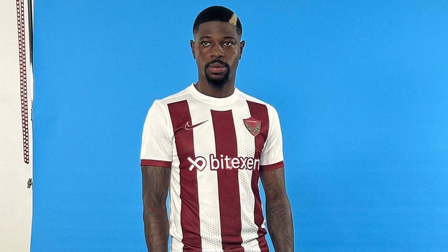Pesepak bola Kamerun, Kevin Soni, yang kini membela klub Turki, Hatayspor. Foto: Instagram/@kounta_kinte29