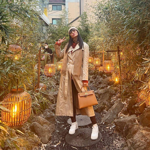 Raline Shah saat di Korea Selatan. Foto: Instagram/@ralineshah