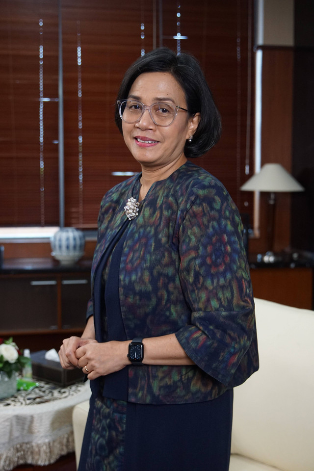 Menkeu Sri Mulyani untuk Game Changer kumparan. Foto: Iqbal Firdaus/kumparan