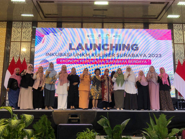 Launching Inkubasi UMKM Kuliner Surabaya kerja sama TDAP Surabaya dan Dharma Wanit Persatuan Kota Surabaya. dok