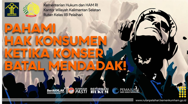 PAHAMI HAK KONSUMEN KETIKA KONSER BATAL MENDADAK