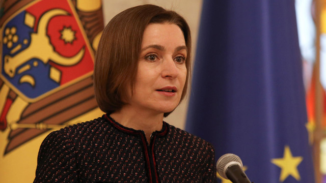 Presiden Moldova Maia Sandu Jumat (10/2/2023). Foto: Aurel Obreja/AP Photo