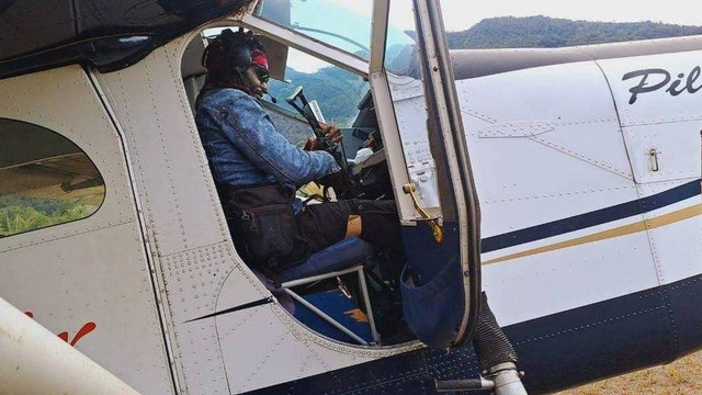 Pesawat Susi Air yang diadang KKB Papua. Foto: Dok. Istimewa