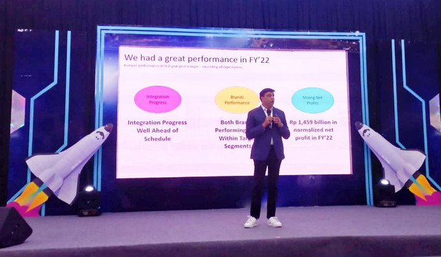 President Director and CEO Indosat Ooredoo Hutchison, Vikram Sinha. Foto: Masruroh/Basra