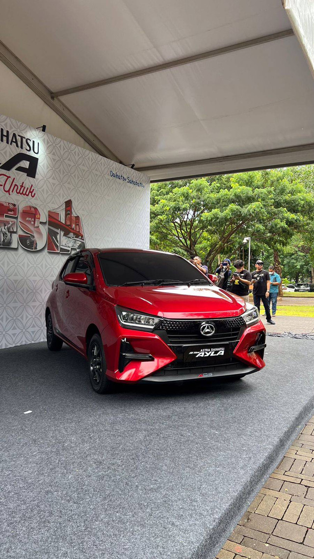 Peluncuran all new Daihatsu Ayla di Jakarta, Rabu (15/2/2023). Foto: Sena Pratama/kumparan