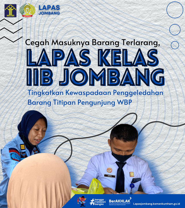 Cegah Barang Terlarang, Lapas Jombang Tingkatkan Kewaspadaan Penggeledahan