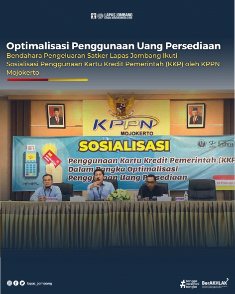 Bendahara Lapas Jombang Ikuti Sosialisasi Penggunaan KKP oleh KPPN Mojokerto