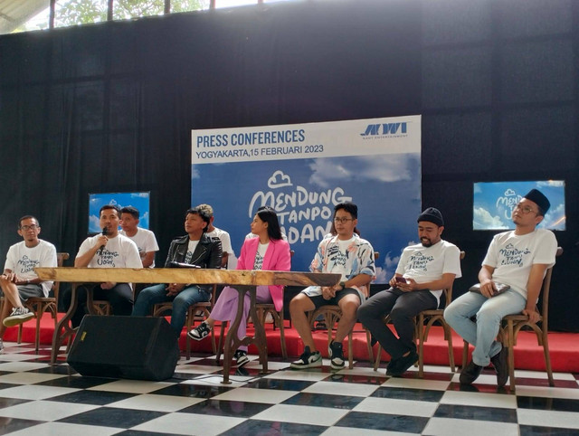 Konferensi pers film Mendung Tanpo Udan. Foto: erfanto/Tugu Jogja