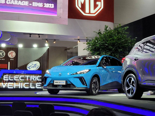 MG Z4 EV di IIMS 2023 Foto: Rizki Fajar Novanto/kumparan