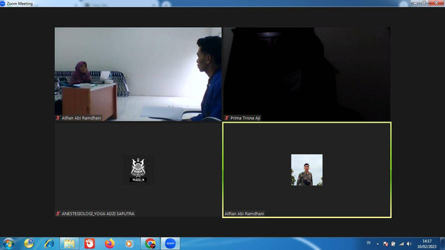 Prosesi Ujian proposal Skripsi mahasiswa prodi Anestesiologi UMP PUrwokerto/Foto : Dokpri