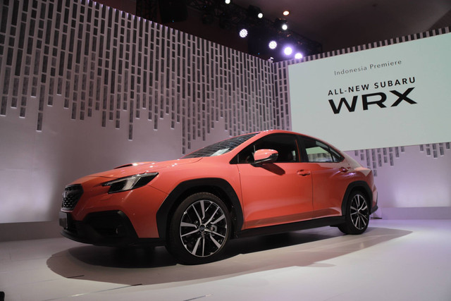 Peluncuran The All-new Subaru WRX dalam Indonesia International Motor Show 2023, di Ji-Expo Kemayoran, Jakarta, Kamis (16/2/2023). Foto: Jamal Ramadhan/kumparan