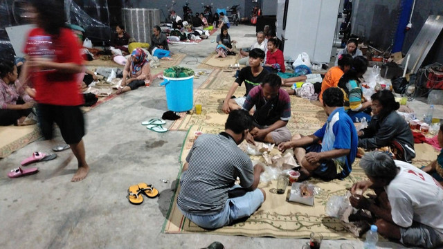 Warga yang mengungsi akibat banjir besar di Kota Solo, Jawa Tengah Foto: Dok. Istimewa
