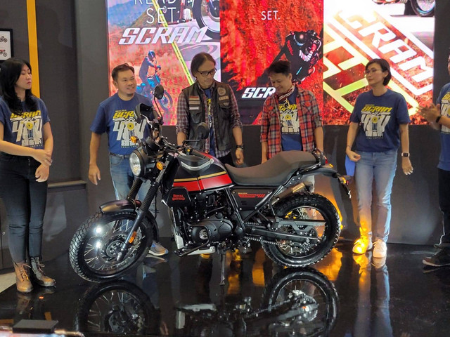 Motor Scram 411. Foto: Rizki Fajar Novanto/kumparan