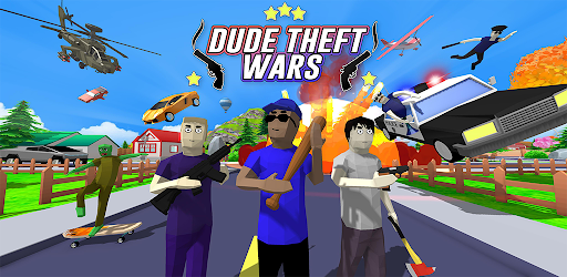 Tampilan Dude Theft Wars. Foto: Play Store