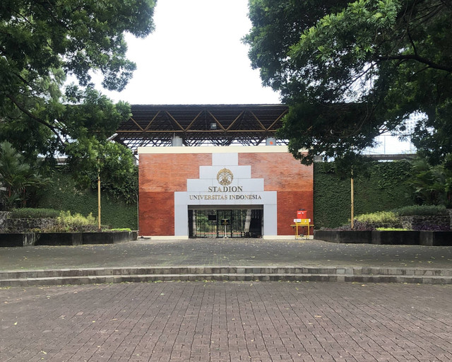 Stadion Universitas Indonesia. Dokumentasi: Mahdania.