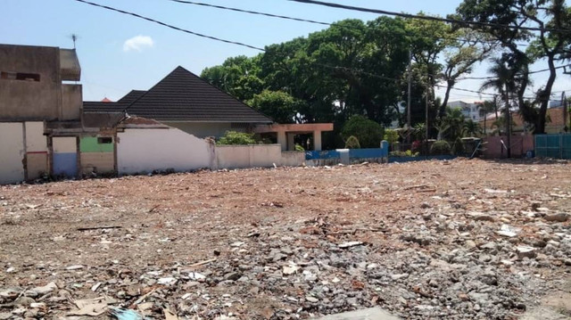 Area bangunan cagar budaya yang telah rata dengan tanah. Foto: Irwanda/STR/kumparan