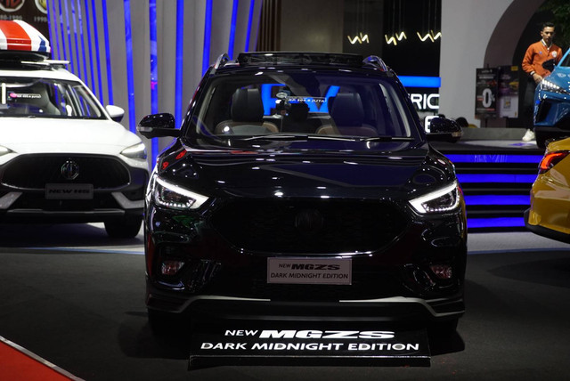 Tampilan mobil MG ZS di IIMS 2023, Ji Expo, Jakarta, Senin (20/2/2023). Foto: Iqbal Firdaus/kumparan