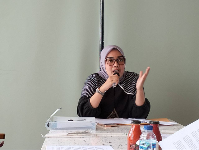 Kuasa Hukum keluarga korban, Nurita Eka Pratiwi. Foto: Maria Wulan/Tugu Jogja