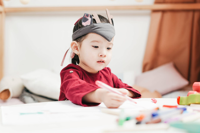 Ilustrasi anak dominan otak kanan. Foto: Pexels.com
