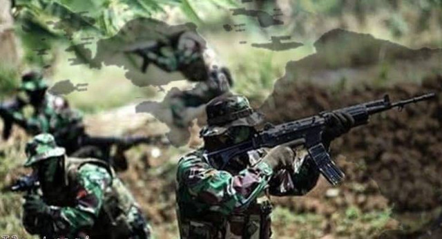 Ilustrasi TNI buru KKB Papua. Dok. Pupspen TNI