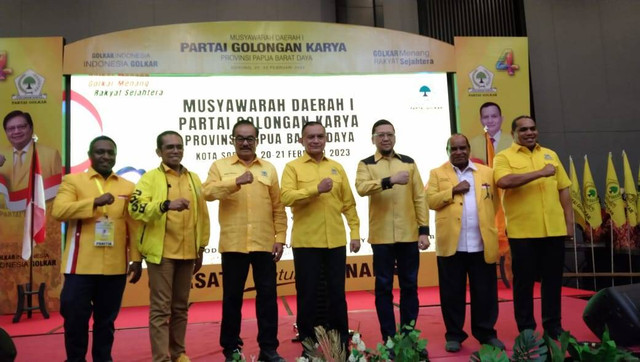 Musda I Partai Golkar untuk jaga stabilitas politik di Papua Barat Daya, foto: Yanti/BalleoNEWS