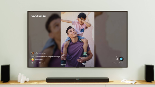 Aplikasi TikTok TV buat smart TV resmi meluncur di Indonesia. Foto: TikTok Indonesia