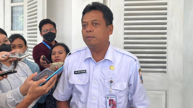 Sekda DKI Jakarta Joko Agus Setyono di Balai Kota DKI Jakarta, Rabu (22/2/2023). Foto: Haya Syahira/kumparan